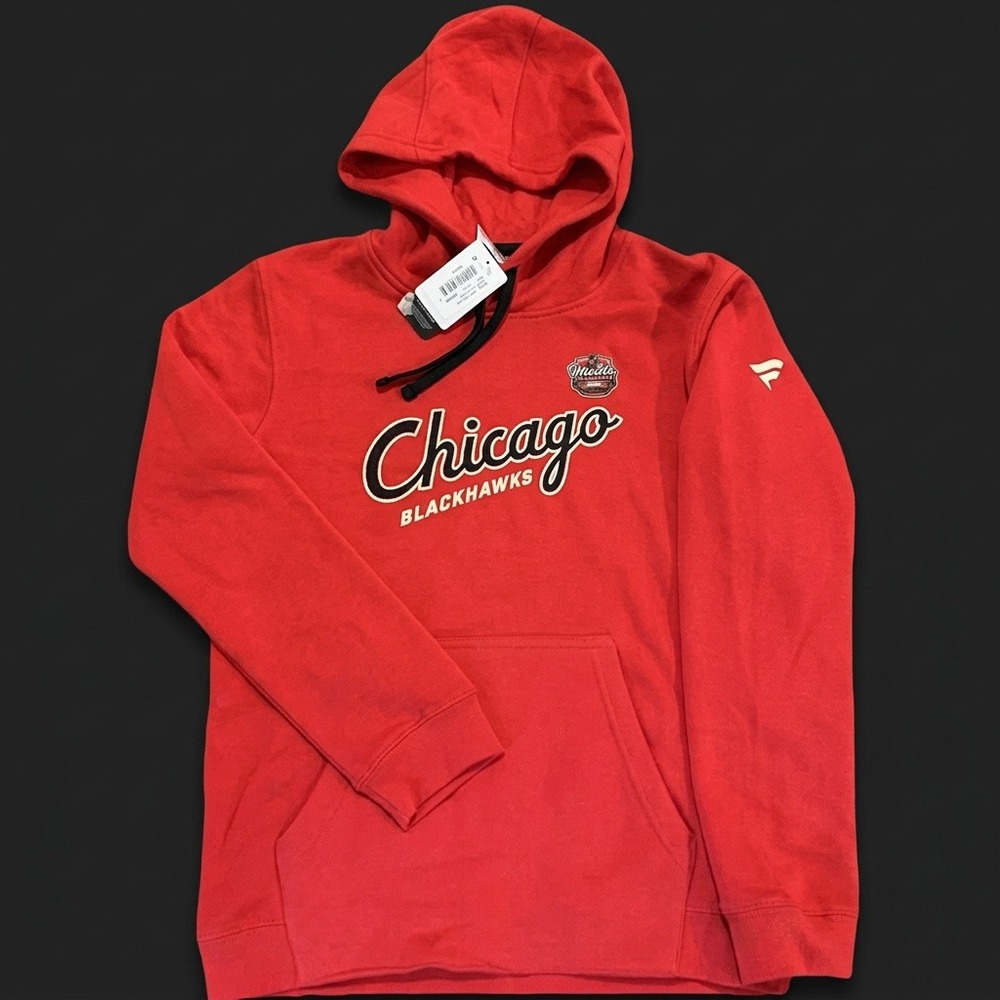 Chicago Blackhawks 2025 Winter Classic Hoodie Youth L 14 16 Red Outerstuff